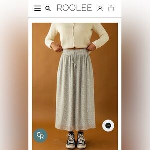 Roolee Holding my breath Maxi Skirt